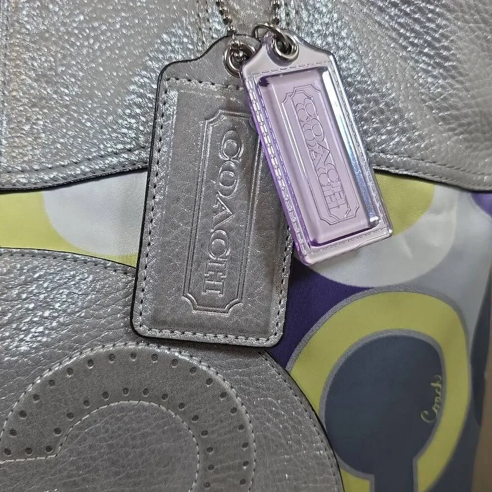 Coach Julia Op Art Signature Tote | Matching Wallet